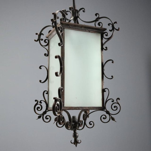Wrought Iron Lantern, Early 19th Century For Sale - Image 3 of 9