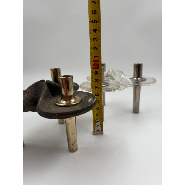 Black Candleholders by Ceasar Stoff & Fritz Nagel for BMF, 1960s, Set of 2 For Sale - Image 8 of 11