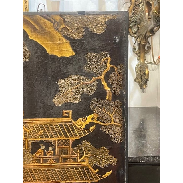 19th C. English Chinoiserie Panel For Sale In Dallas - Image 6 of 8