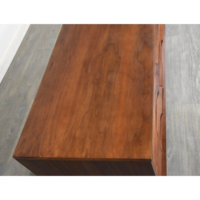 1960s 1960s Refinished Walnut Mid Century Dresser For Sale - Image 5 of 9