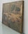 Spanish School, Mediterranean Fishing Village Harbor Coastal Landscape with Boats and Fishermen, 1910s, Oil on Canvas For Sale - Image 13 of 15