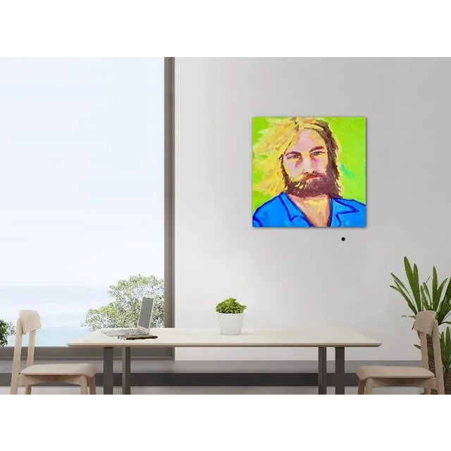 2020s Pop Art–Inspired Portrait – Contemporary Oil Painting by L Haas For Sale - Image 5 of 7