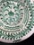 Teal Vintage Spanish Fajalauza Lebrillos with Hand-Painted Green Decoration, Set of 3 For Sale - Image 8 of 13