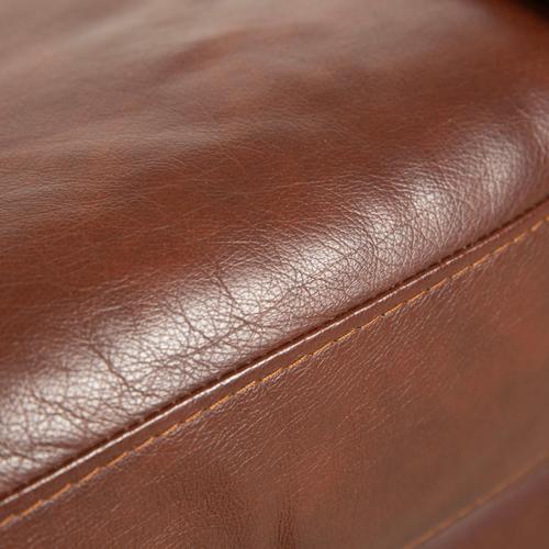 Animal Skin Brown Leather Arion Stool from Stressless For Sale - Image 7 of 13