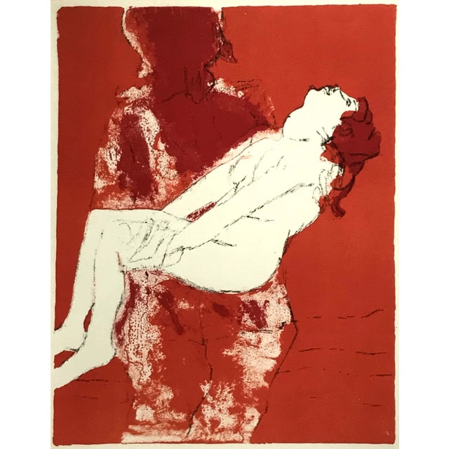 Contemporary 1969 Paul Guiramand Original Lithograph V1-2 Fernand Mourlot For Sale - Image 3 of 3
