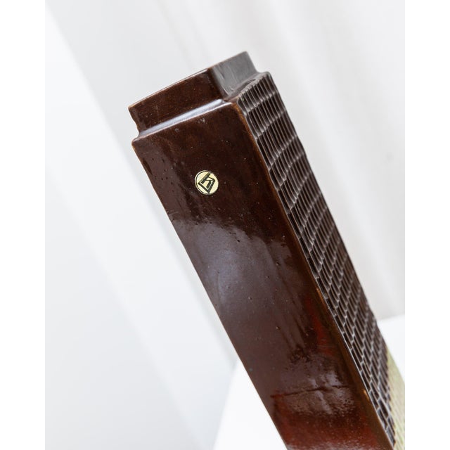 Vintage Skyscraper Vase in Ceramic, 1960s For Sale - Image 3 of 12