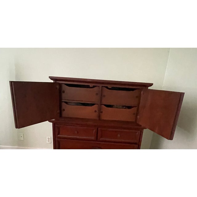 1960s 1960s Dixie Midcentury Highboy Dresser For Sale - Image 5 of 11