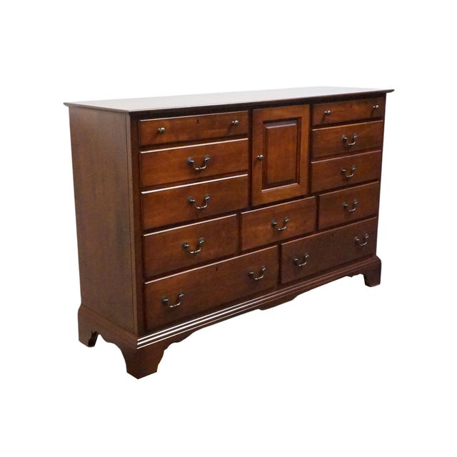 KINCAID FURNITURE Solid Cherry Early American Traditional Style 64" Triple Dresser 79-161 42.25" High 64" Wide 19" Deep We...