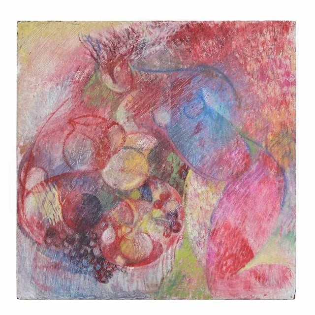 Sebastiano Sanguigni, Reclined Figure, Oil Painting, 1980s For Sale - Image 4 of 4