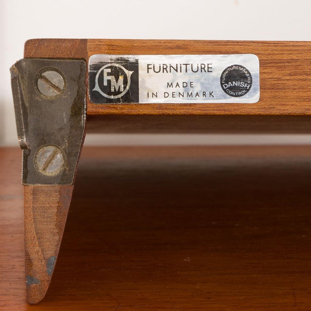 Vintage Teak Wall Unit with Dresser by Kai Kristiansen for FM Mobler, 1960s For Sale - Image 6 of 14