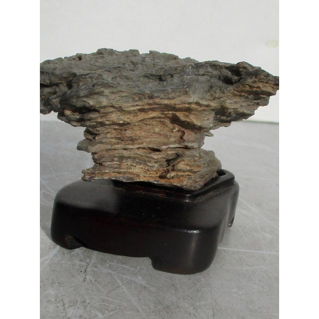 1990s Chinese Scholars Stratified Gongshi Stone For Sale - Image 5 of 7