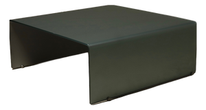 Italian Modern Etched Glass Coffee Table, 1980s