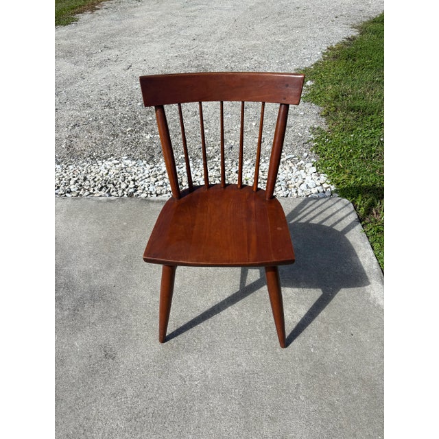 MidCentury Willett Cherry Dining Chair. This chair was made in the USA in Kentucky in the 1950s-1960s. The chair is solid...