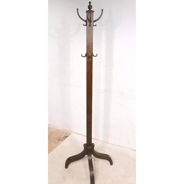 Brown Early 20th Century Turn of the Century Coat Tree Hat Rack For Sale - Image 8 of 8
