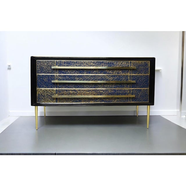Sapphire Blue Murano Glass Chest of Drawers from Justfurnituress For Sale - Image 9 of 18
