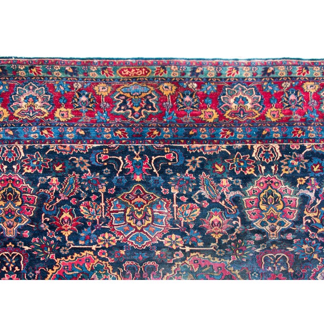 Early 20th Century Persian Kirman Rug For Sale - Image 15 of 16
