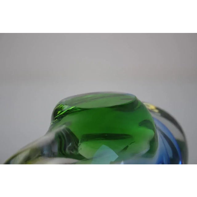 Mid-Century Czech Ashtray in Hand-Formed Art Glass, 1960s For Sale - Image 11 of 13