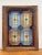 Wood Antique Stained Glass and Wood Panels - A Pair For Sale - Image 7 of 10
