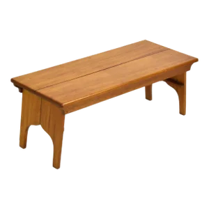 Mid 20th Century Vintage Handmade Mahogany Coffee Table