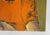 Early 21st Century Contemporary Expressionist Portrait Painting of Man in Orange Shirt For Sale - Image 5 of 6