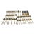 Vintage Mid-Century Faux Bamboo Flatware Service - Set of 86 For Sale