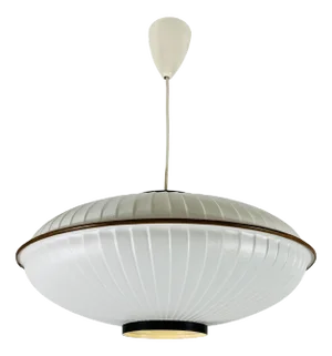 Mid-Century Modern Saucer Shape Pendant Lamp, Italy, 1960s