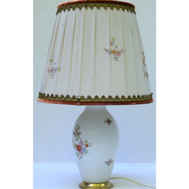 Mid-Century Modern Large Augarten Table Lamp For Sale - Image 3 of 6