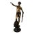 David and Goliath Bronze Sculpture, After Antonin Mercié - 38” Tall, Classical Figure For Sale