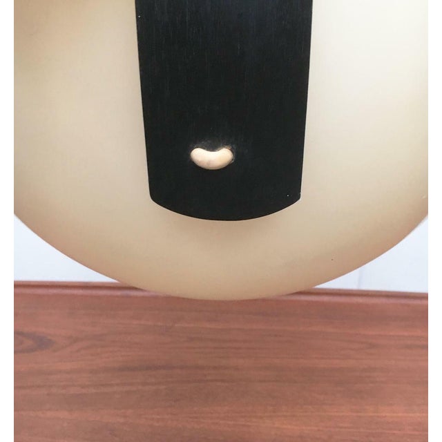 Wood Mid-Century Swiss Space Age Plastic & Plywood Pendant Lamp from Temde, 1960s For Sale - Image 7 of 18