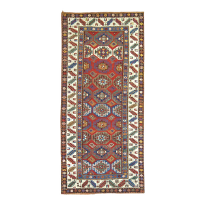 Zabihi Collection Moghan Antique Caucasian Kazak runner