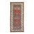 Zabihi Collection Moghan Antique Caucasian Kazak runner - 3'6" x 7'7" For Sale