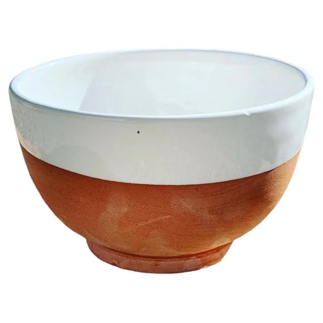 A Set of 6 Dishes Serving Moroccan Black Porcelain Soup For Sale - Image 6 of 7