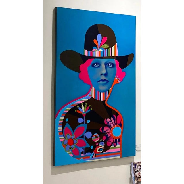 Ramona Nordal, Outlaw, 2022, Acrylic on Canvas For Sale - Image 4 of 8