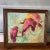 Signed Birds of Paradise Oil Painting. Newly framed.
