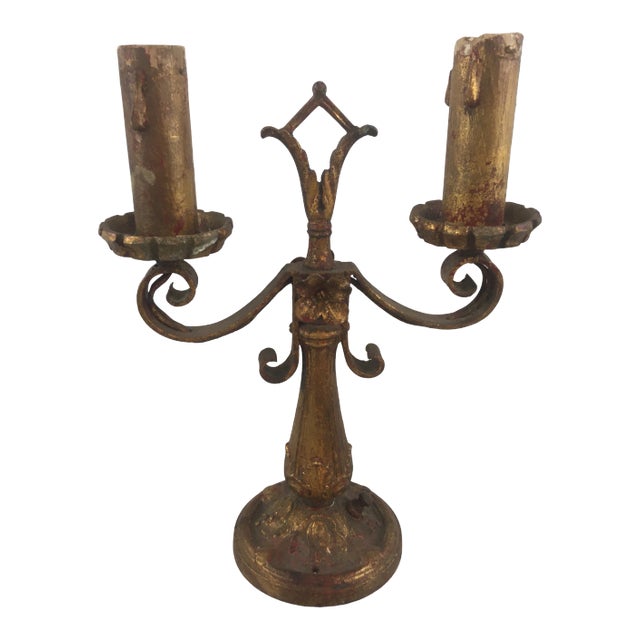 Vintage Gothic Style Candelabra For Sale