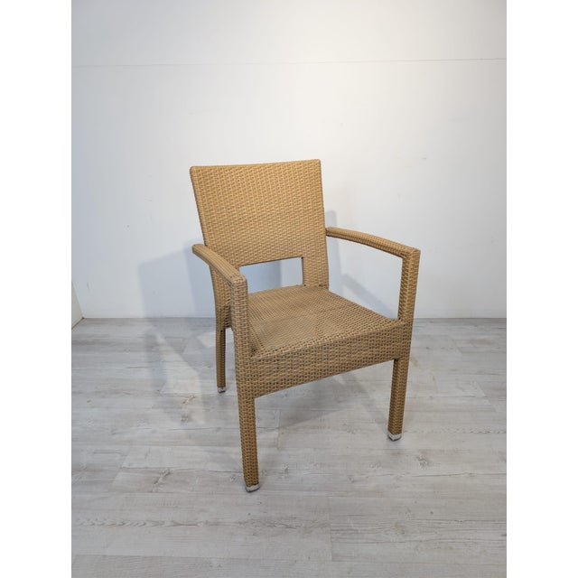 Beige Technorattan Garden Chair from Moy, 2010s For Sale - Image 13 of 13