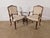 Brown Pair 1980s John Widdicomb Grand Rapids French Louis XV Walnut Arm Chairs For Sale - Image 8 of 12