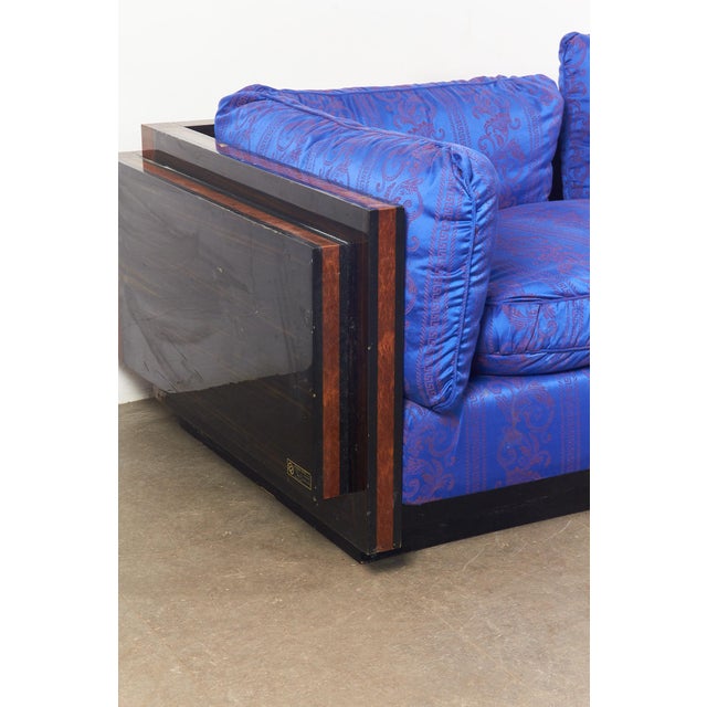 Blue Roman Deco Modular Sofa, 1970s, Set of 3 For Sale - Image 8 of 18