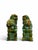Mid 20th Century Vintage Mid-Century Sancai Glazed Ceramic Chinese Foo Dogs - A Pair For Sale - Image 5 of 6