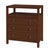 Brown Nora 27 in. W Rectangular Wood 3 Drawer Tall Nightstand with Open Shelf on Top, Walnut For Sale - Image 8 of 8