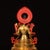 Late 20th Century Gilt Bronze White Tara Statue With Painted Face, 1kg For Sale - Image 4 of 9