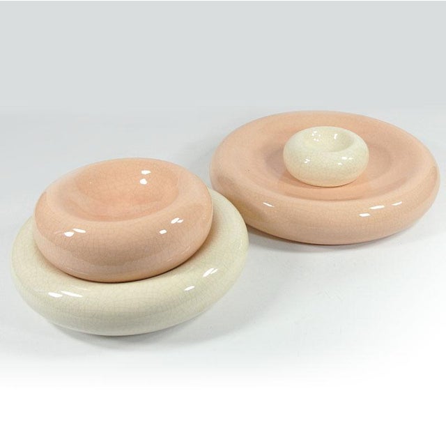 Postmodern Bowls Set from François Châtain, France, 1980s, Set of 4 For Sale - Image 6 of 10