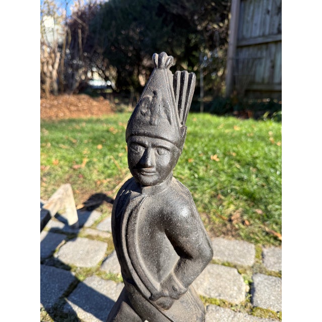 Late 19th Century Pair of Antique 19th Century Hessian Soldier Fireplace Andirons For Sale - Image 5 of 8