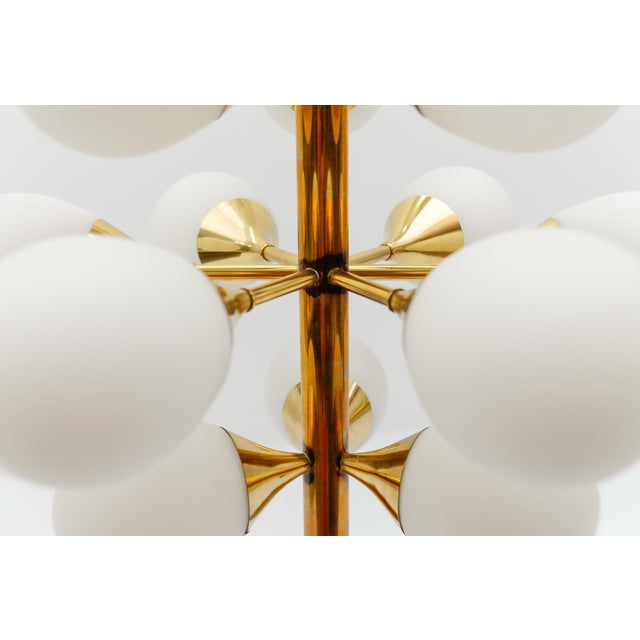 Large Mid-Century Modern Sputnik Lamp from Kaiser Leuchten, Germany 1960s For Sale - Image 9 of 13