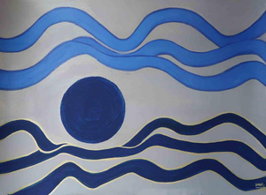 Anna Maria Caboni, Sea, 2010s, Acrylic Painting