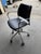 This modern office chair designed by Jesús Gasca features a fluid minimalist chrome-plated aluminum frame and a premium...