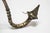 Metal Asian Metal Filigree Opium Pipe, Silver Plate, Chinoiserie Style, 1920 For Sale - Image 7 of 17