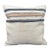 Turkish Hemp Pillow Cushion Natural Beige Blue Cushion Cover 20"x20" For Sale