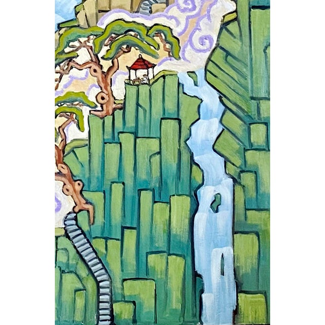 Stephen McDonough Original Oil Painting H 72" x W 36" x D 1.5" Oil on Gallery Wrap Canvas with black sides