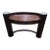 1910s Antique Art Deco Console Desk With Bakelite Pull For Sale